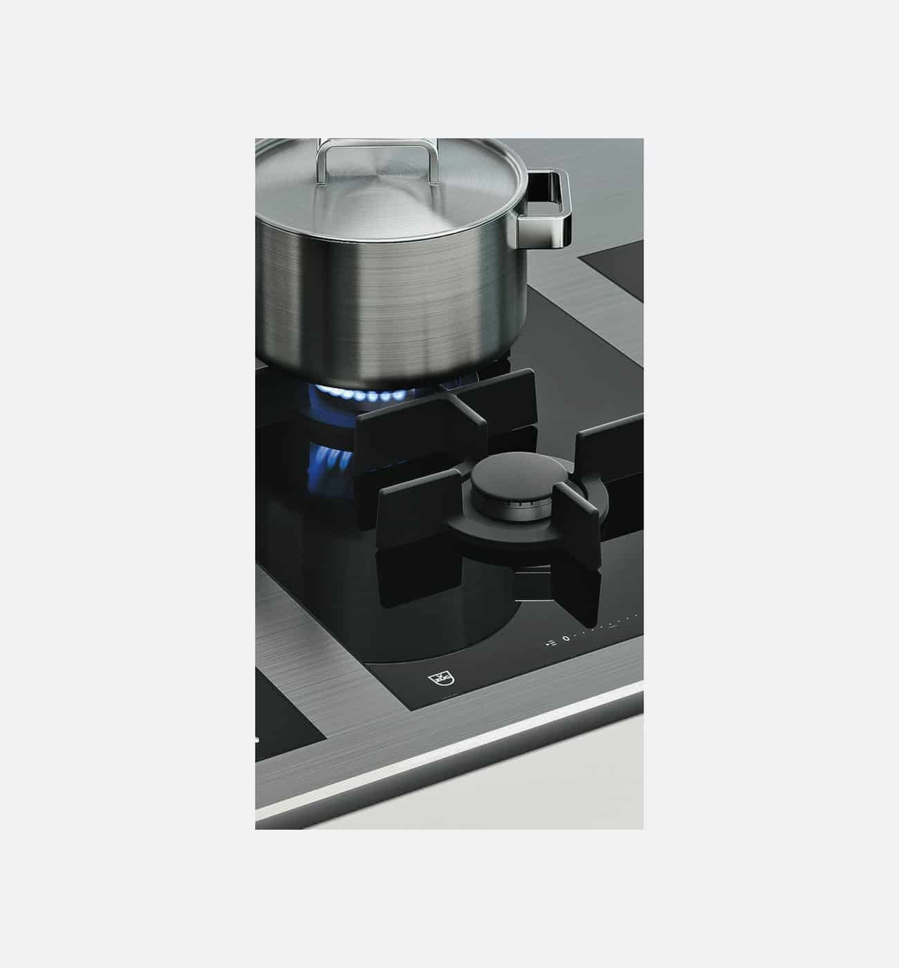 V Zug GAS411GSAZ 40cm BlackDesign Gas Hob Img3 V-Zug GAS411GSAZ 40cm BlackDesign Gas Hob - Image 3