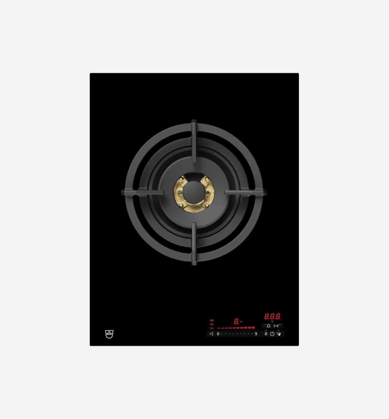 V Zug GAS411GSAZ 40cm BlackDesign Gas Hob V-Zug GAS411GSAZ 40cm BlackDesign Gas Hob