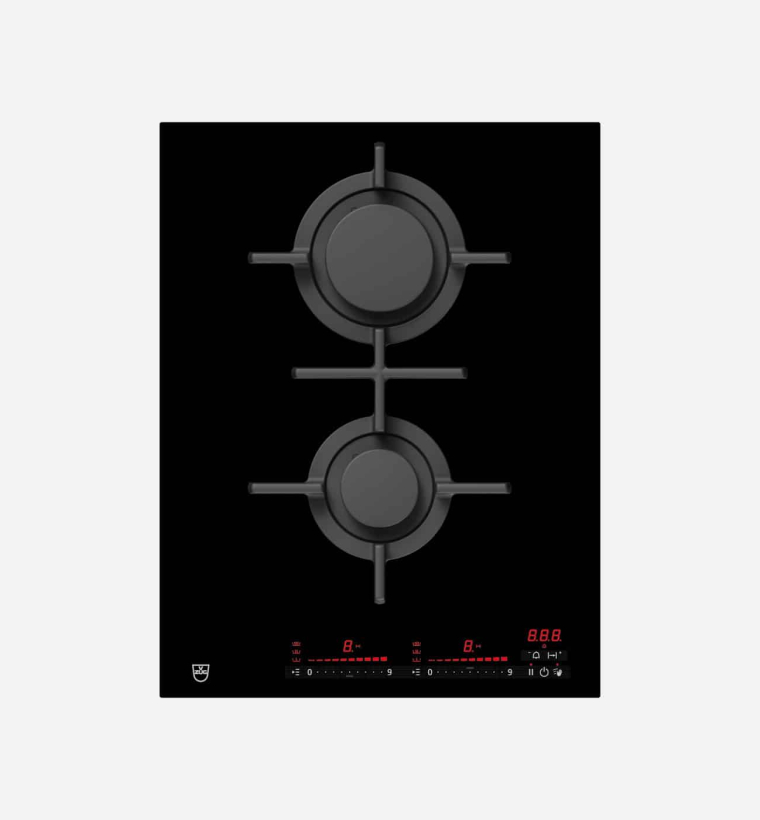 V Zug GAS421GSBZ 40cm BlackDesign Gas Hob