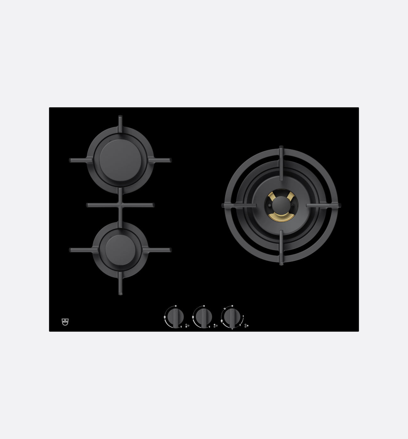 V Zug GAS731GKBZ 70cm BlackDesign Natural Gas Hob V Zug GAS731GKBZ 70cm BlackDesign Natural Gas Hob