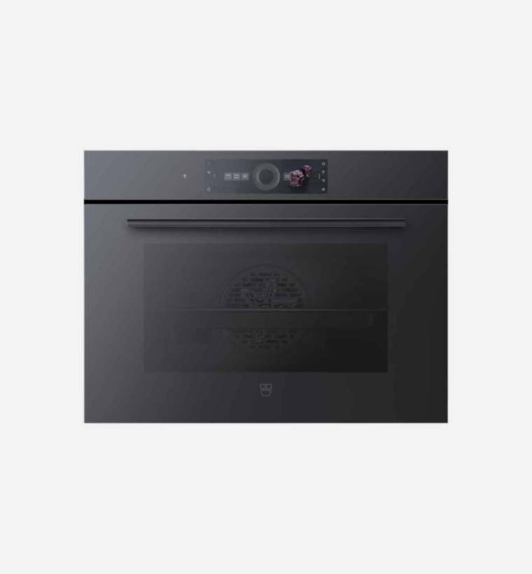 V Zug V2000 40 45cm Black Mirror Glass Single Oven