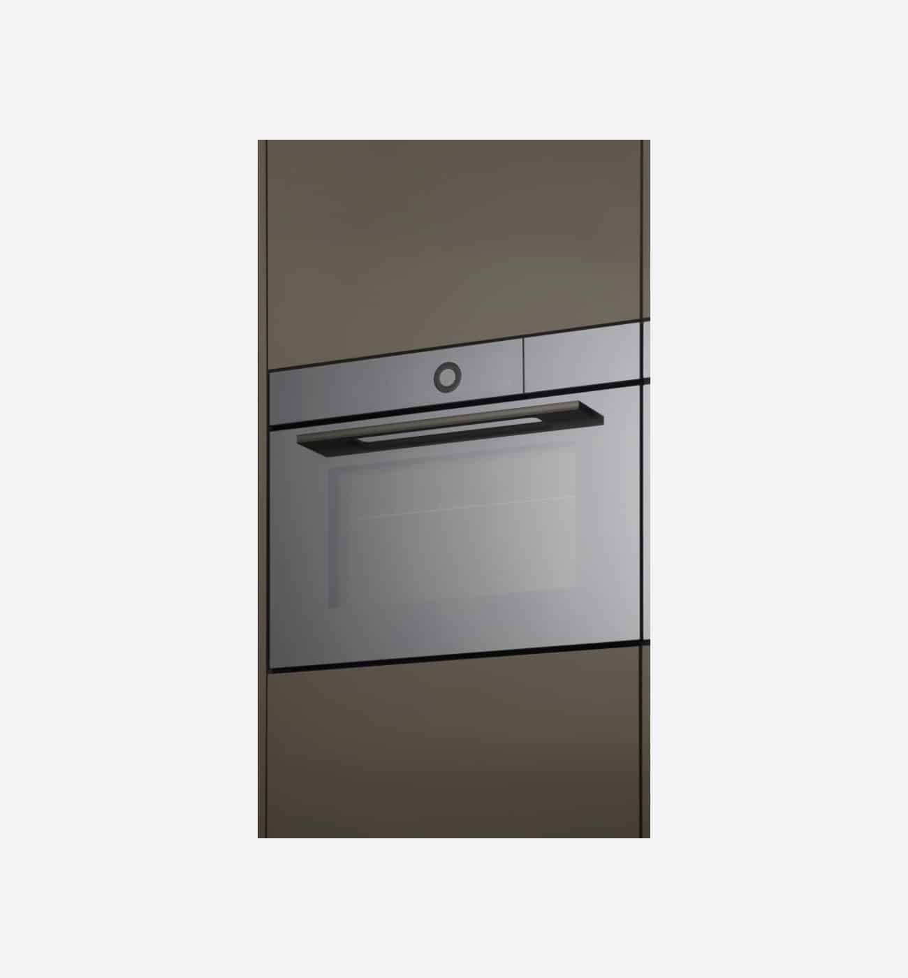 V Zug V2000 CombairSteamer 60 60cm Black Mirror Glass Steam Oven Img4 V-Zug V2000 CombairSteamer 60 60cm Platinum Mirror Glass Steam Oven - Image 4