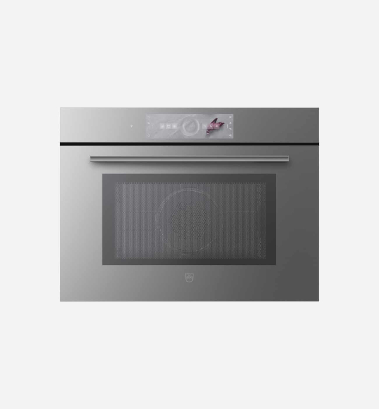 V Zug V4000 CombiMiwell 45 60cm Platinum Mirror Glass Microwave