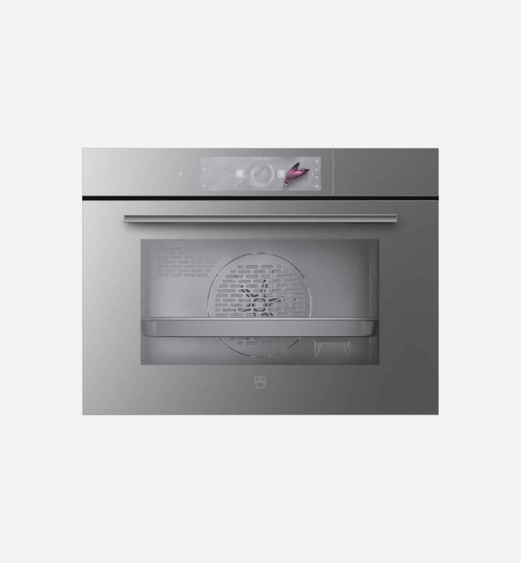 V Zug V4000 Steamer 45 60cm Platinum Mirror Glass Steam Oven