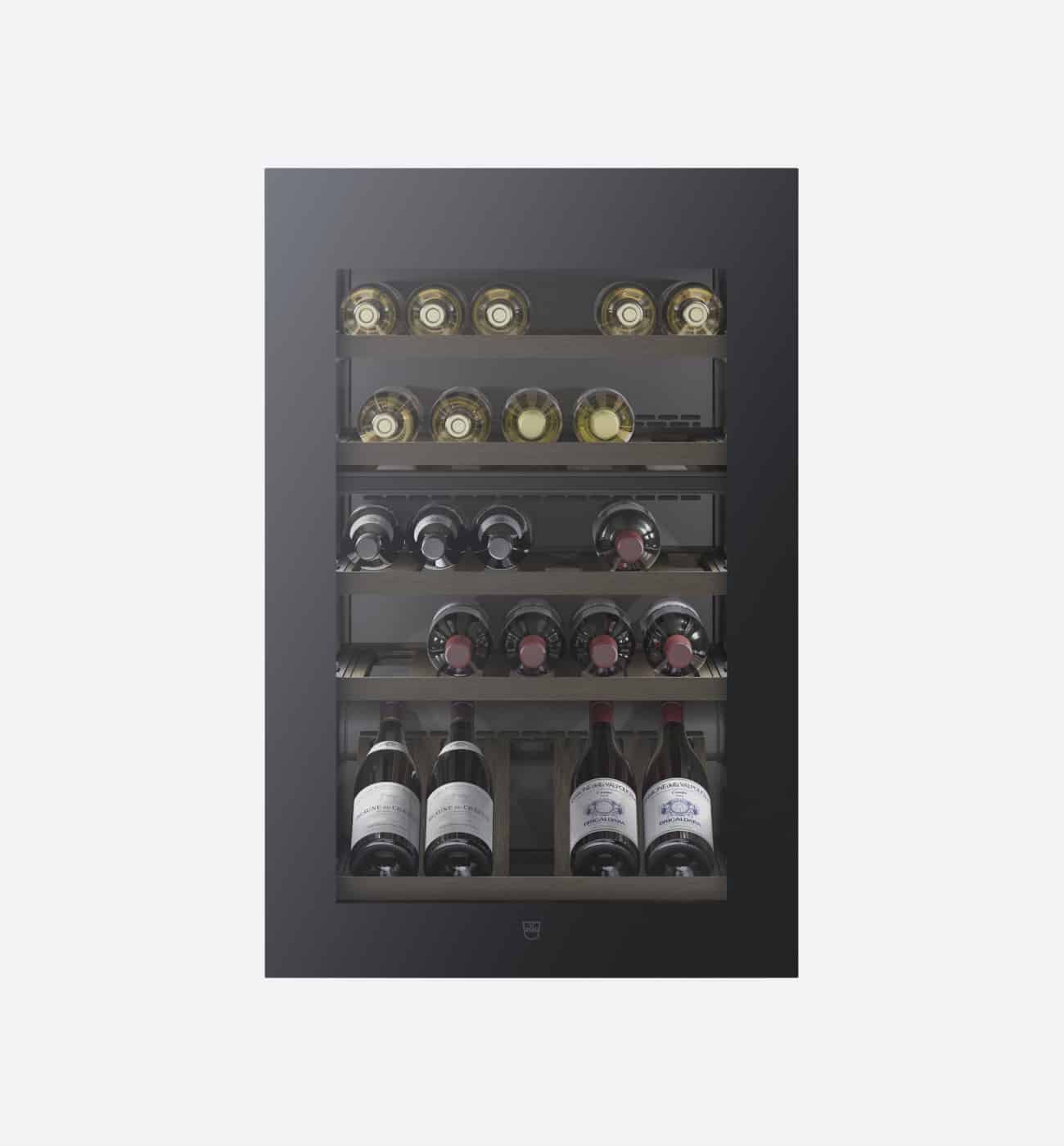 V-Zug V4000 WineCooler 60cm Black Mirror Glass Fully-Integrated Wine Cooler - Left Hand Hinge V-Zug V4000 WineCooler 60cm Black Mirror Glass Fully-Integrated Wine Cooler - Left Hand Hinge