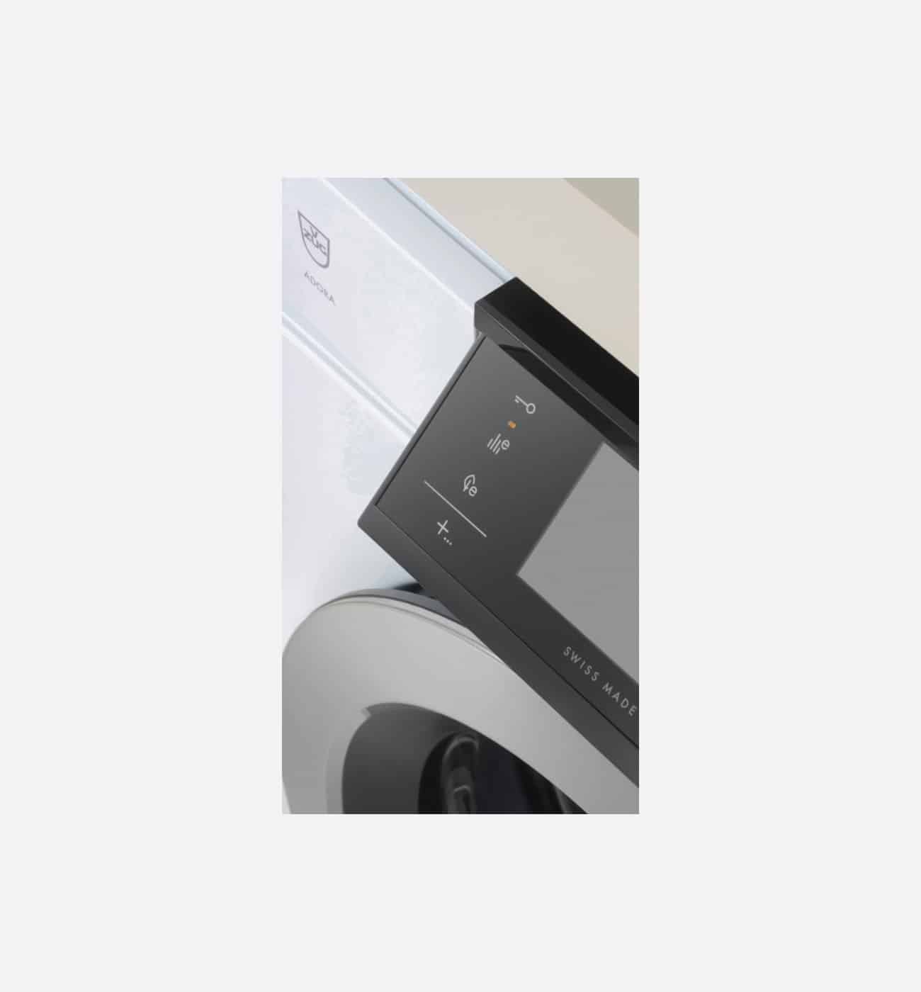 V-Zug V6000 AdoraWash 60cm White Washing Machine - Right Hand Hinge-img3 V-Zug V6000 AdoraWash 60cm White Washing Machine With Heat Pump - Right Hand Hinge - Image 2