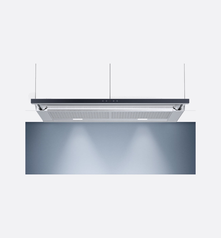 V Zug V6000 AiroClearCabinet 60cm Black Glass Extractor Hood
