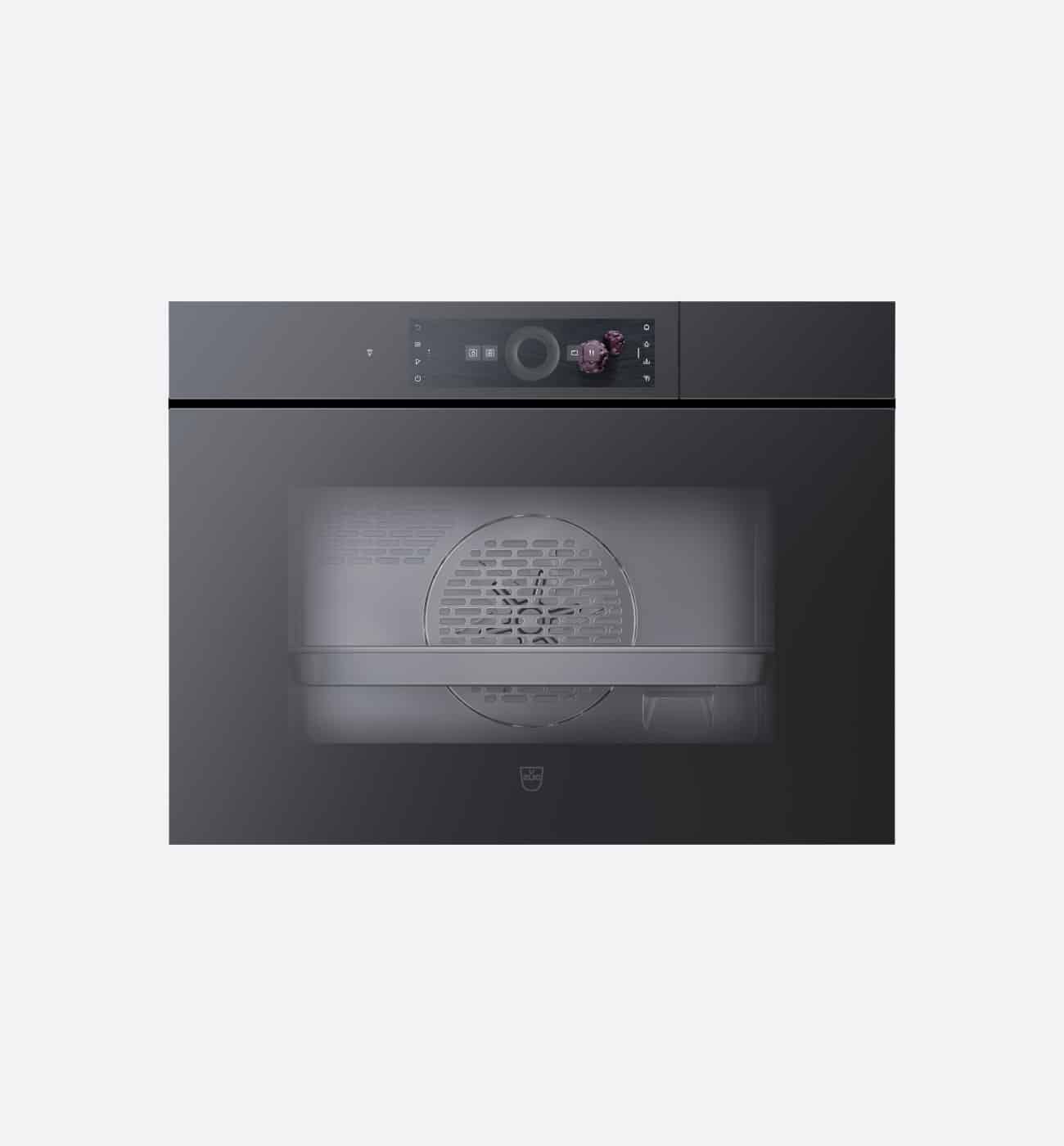 V Zug V6000 CombiSteamer 45F AutoDoor 60cm Black Mirror Glass Steam Oven V Zug V6000 CombiSteamer 45F AutoDoor 60cm Black Mirror Glass Steam Oven