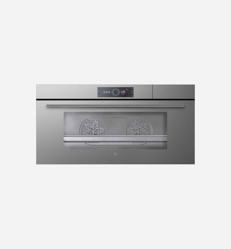 V Zug V6000 CombiSteamer 45L Grand 60cm Platinum Mirror Glass Steam Oven
