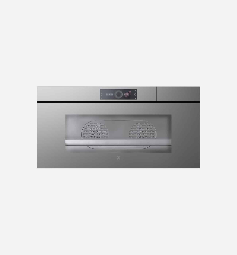V Zug V6000 CombiSteamer 45L Grand AutoDoor 60cm Platinum Mirror Glass Steam Oven