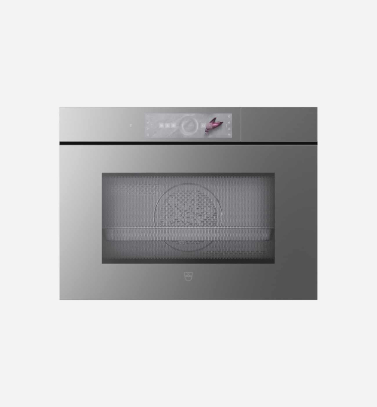 V Zug V6000 CombiSteamer 45M PowerStream AutoDoor 60cm Platinum Mirror Glass Combi-Steam Oven