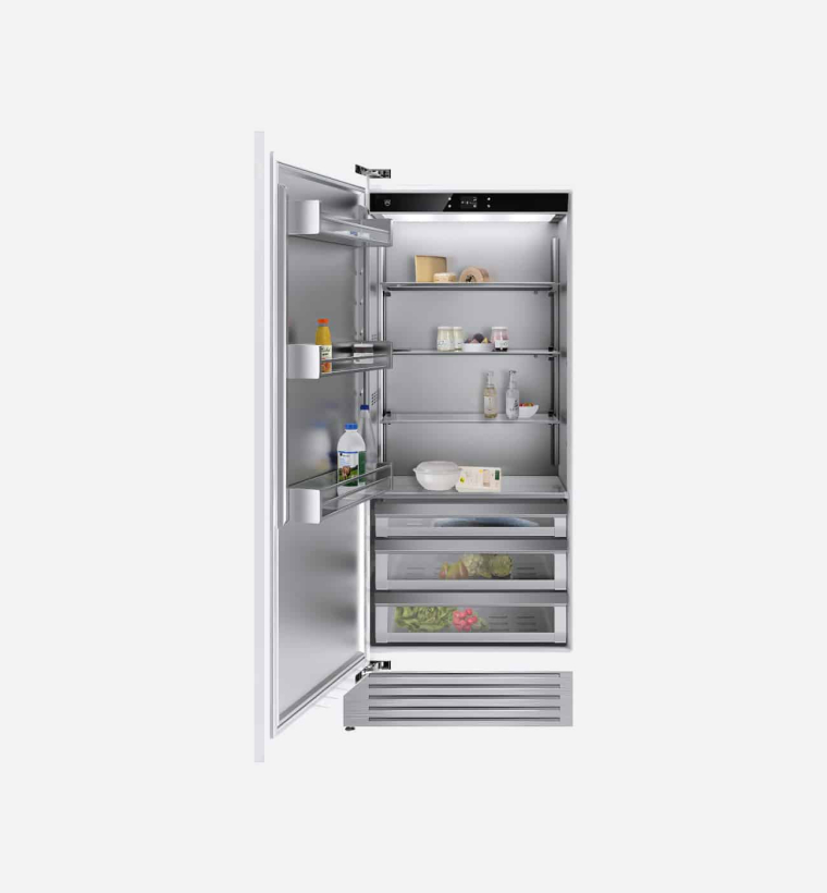 V-Zug V6000 Cooler Supreme 90cm Fully-Integrated Fridge - Left Hand Hinge