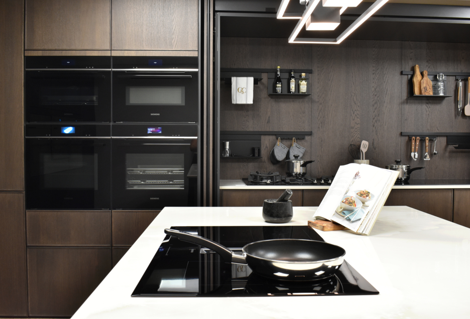 Kitchen in the showroom