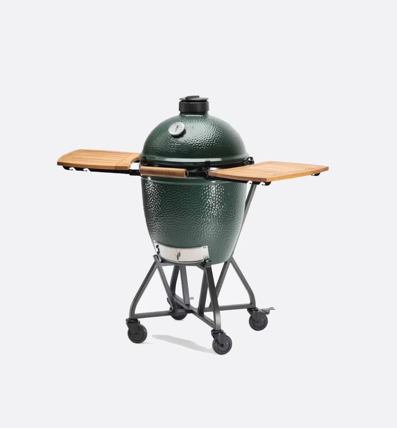 Big Green Egg Integrated Nest And Acacia Shelves.jpg (1) Big Green Egg Large Experience Bundle - Image 4