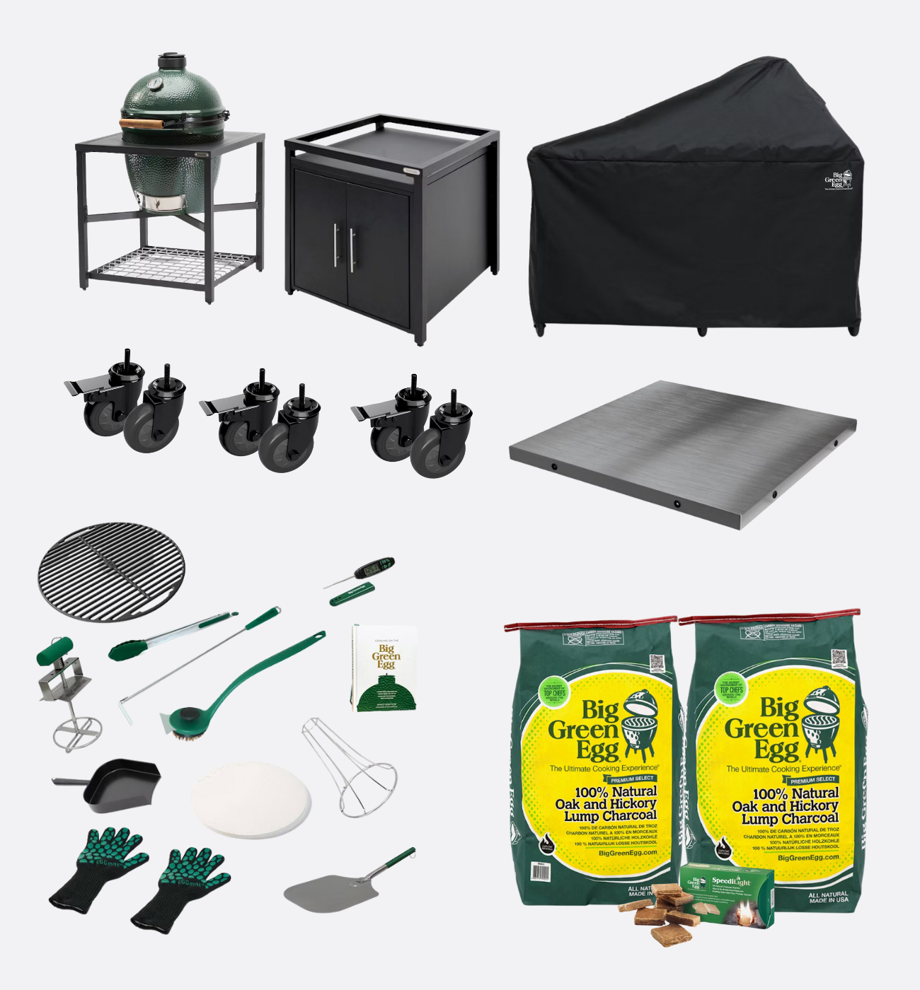 Big Green Egg Large Modular Cabinet Bundle Big Green Egg Large Modular Cabinet Bundle
