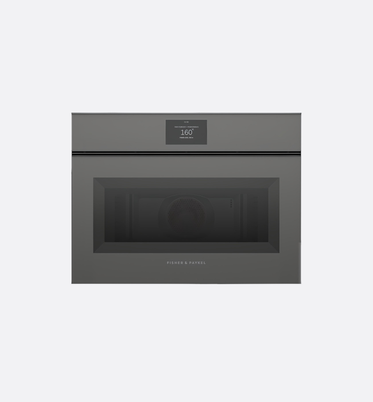 Fisher & Paykel OM60NMTNG1 60cm Grey Combination Microwave Oven