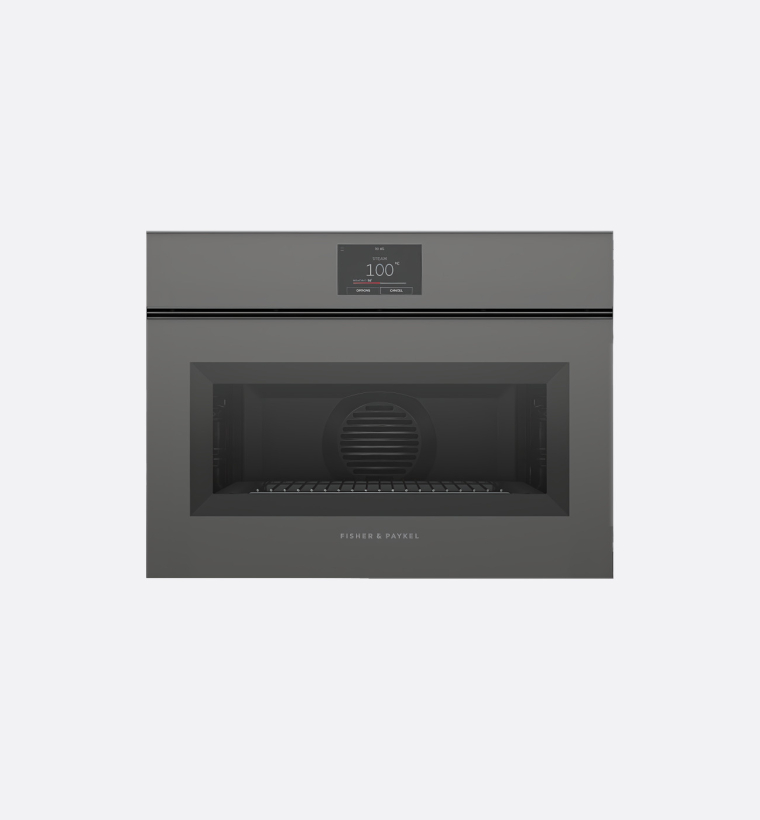Fisher & Paykel OS60NMTNG1 60cm Grey Compact Combi Steam Oven