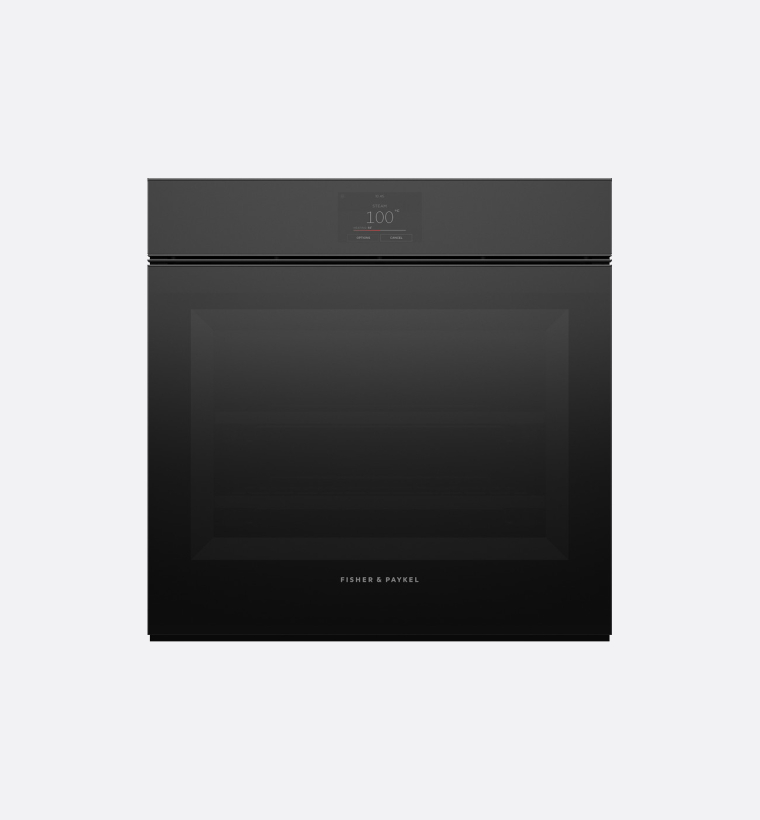 Fisher & Paykel OS60SMTNB1 60cm Black Built-In Combination Steam Oven