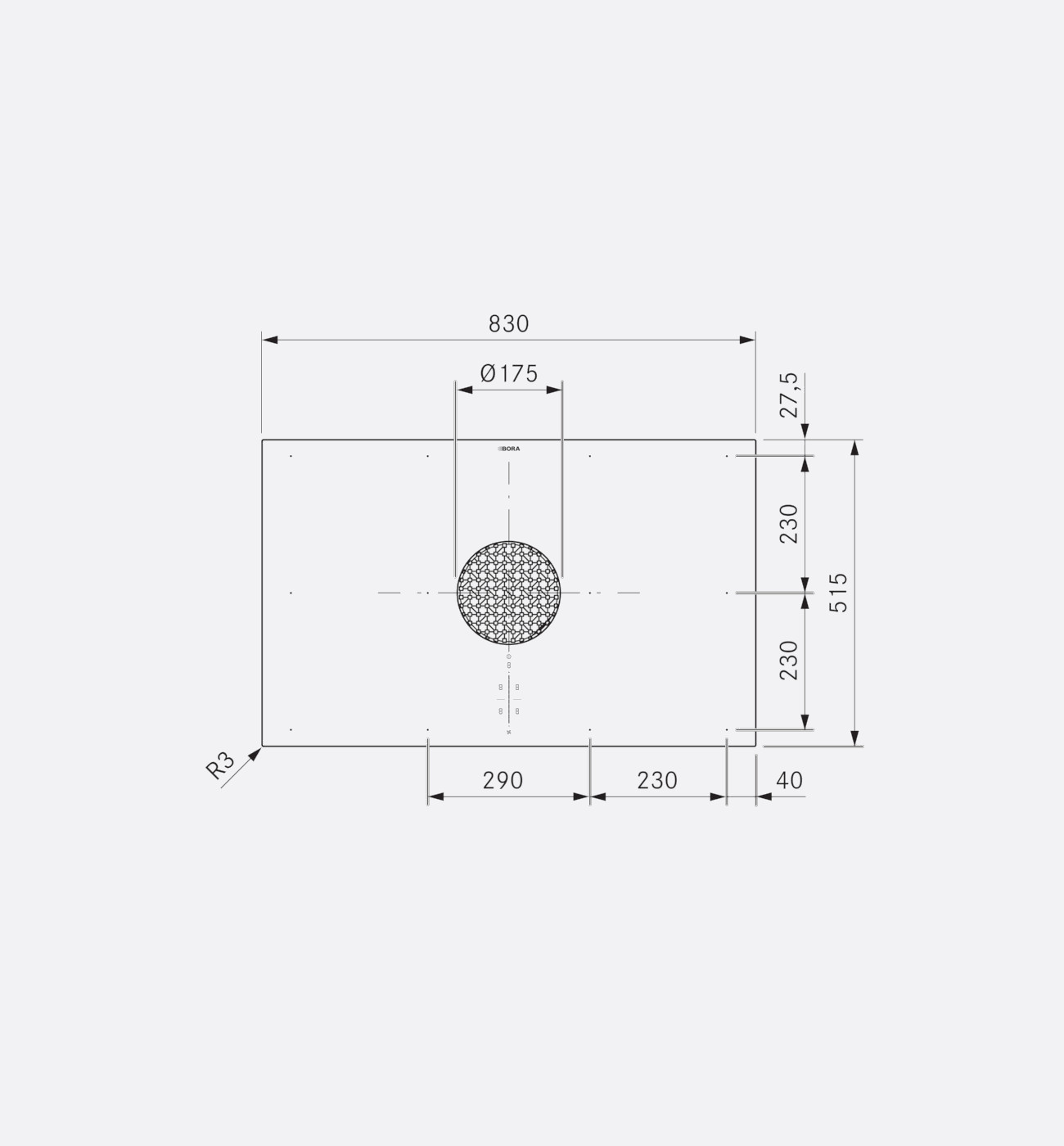 Created With GIMP BORA PUXA2 X Pure 83cm Black Venting Induction Hob - Externally Ducted - Image 3