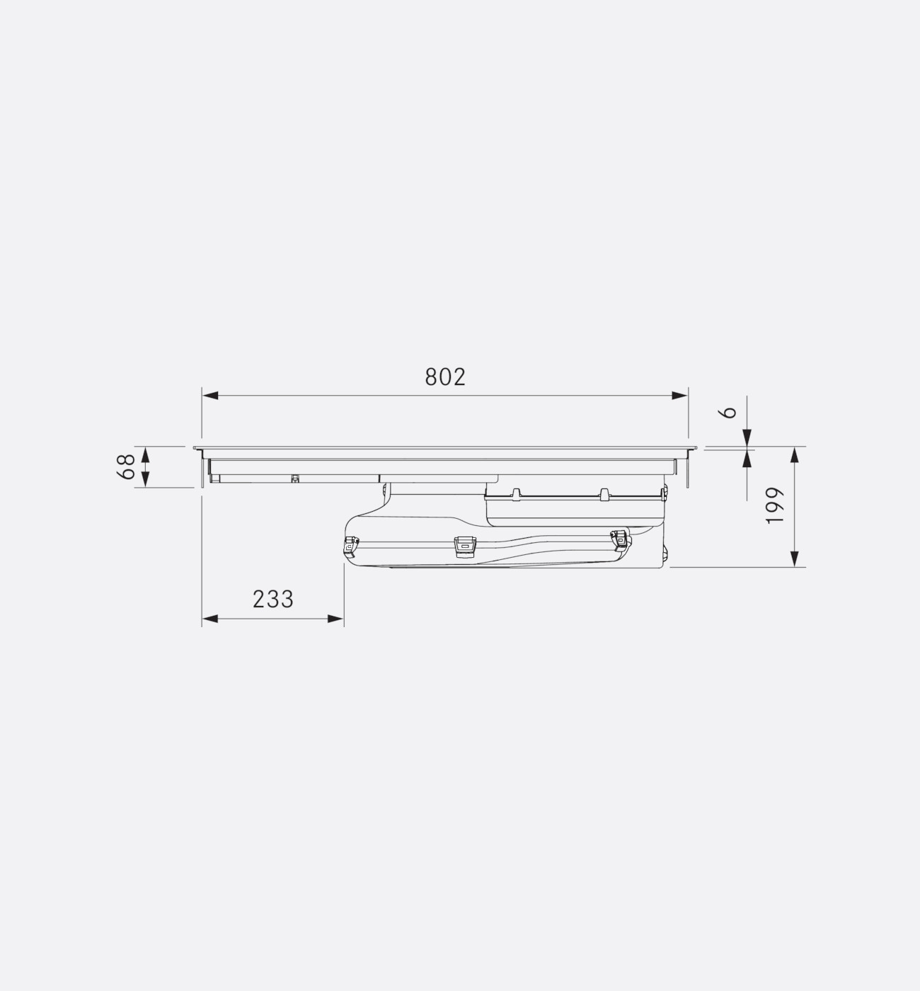 BORA X Pure PUXU2 83cm Black Venting Induction Hob Img4 BORA PUXU2 X Pure 83cm Black Venting Induction Hob - Recirculated - Image 4