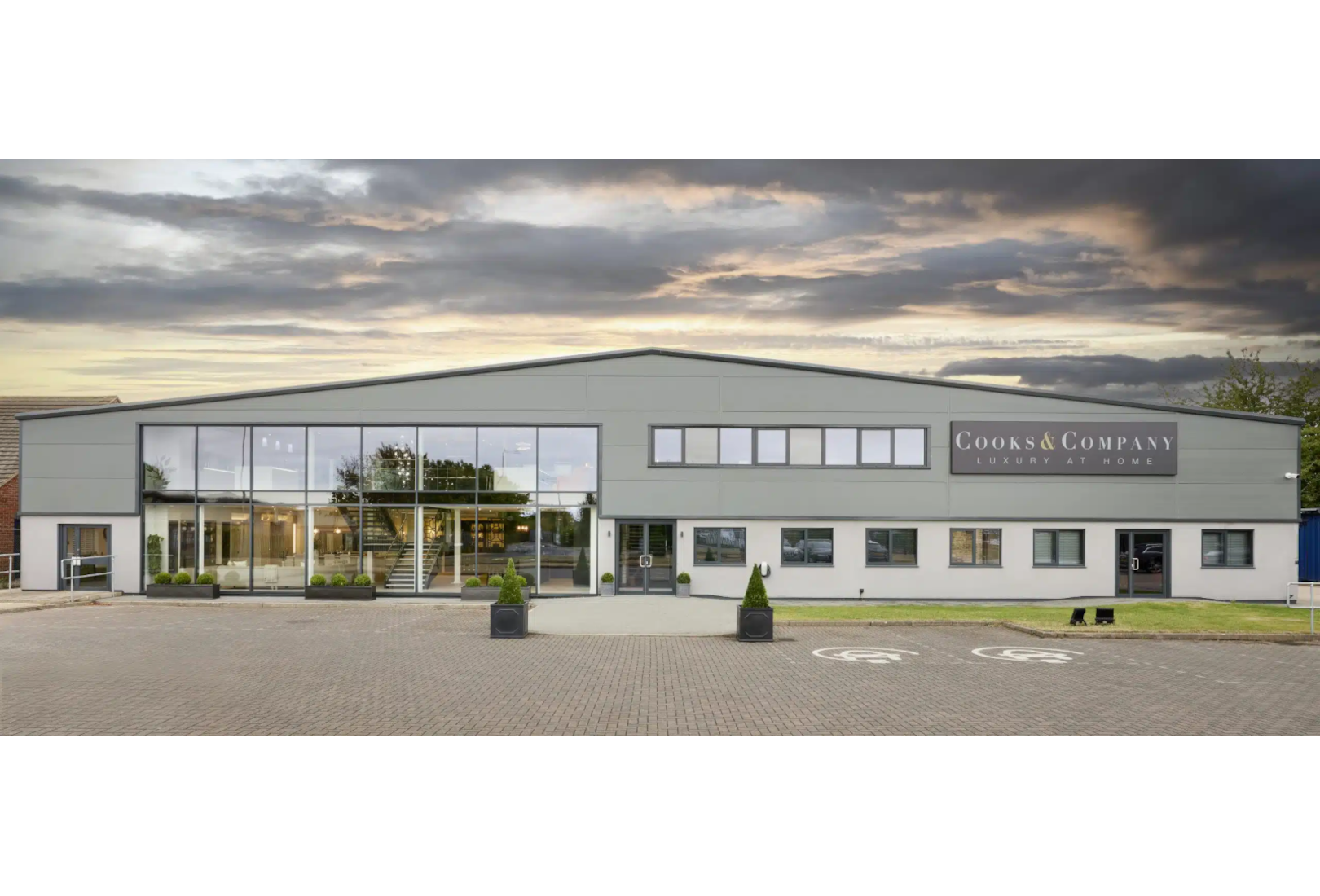 Kitchen in the showroom