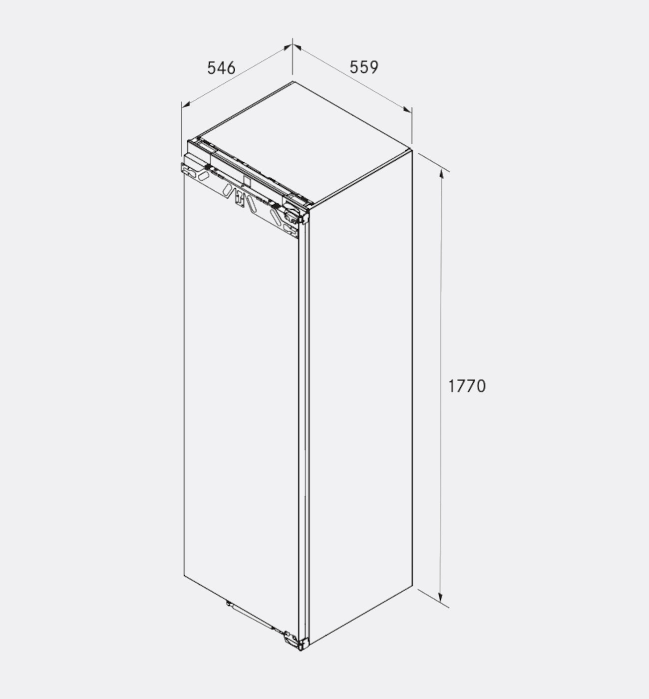 Screenshot BORA C178KGFS2 56cm Fully Integrated Fridge With Icebox - Image 3