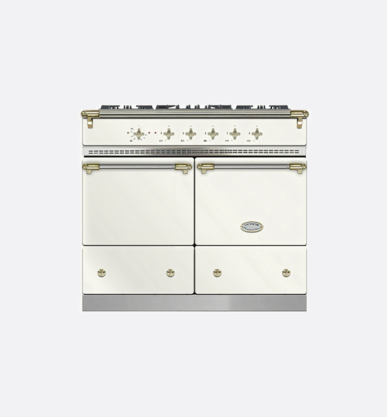 Lacanche LG1052CTCTYB 100cm Classic Cluny Chantilly Brass Dual Fuel Range Cooker