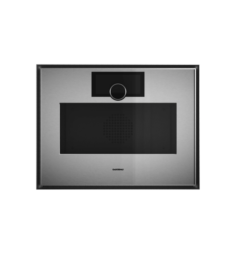 Gaggenau Expressive Series GM450120 Stainless Steel Built-In Combination Microwave Oven - Right Hand Hinge