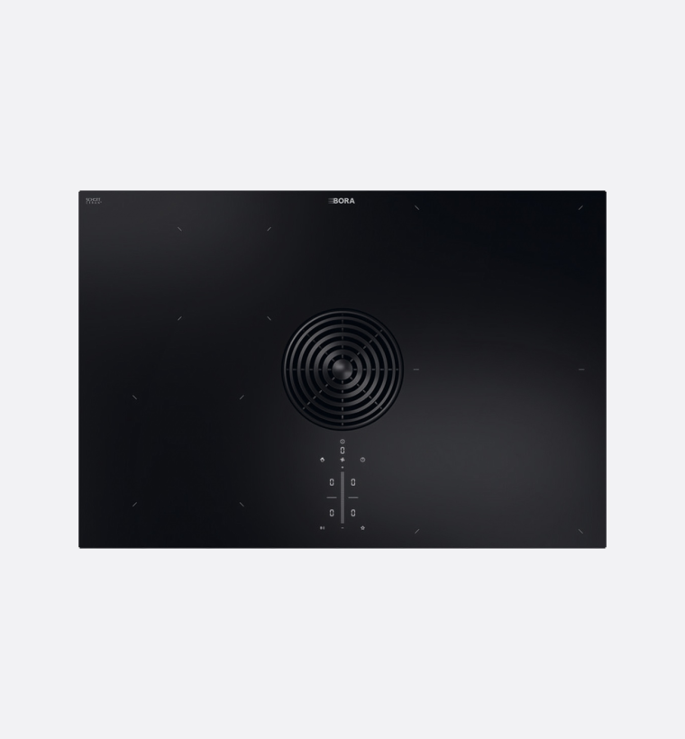 BORA M Pure PURMA2R 80cm Wide Rough Black Venting Induction Hob – Externally Ducted