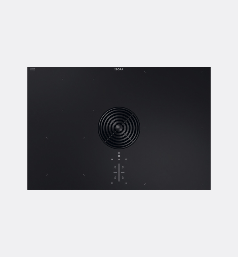 BORA M Pure PURMU2 80cm Wide Black Venting Induction Hob Recirculated