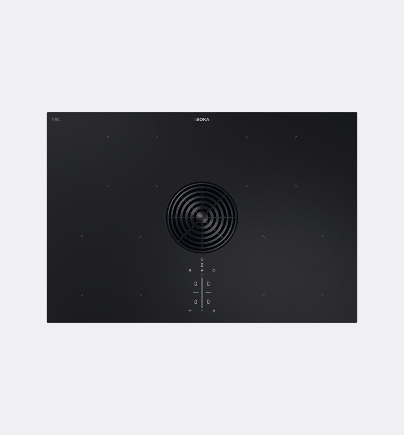 BORA Pure PURA2 80cm Wide Black Venting Induction Hob Externally Ducted BORA Pure PURA2 80cm Wide Black Venting Induction Hob Externally Ducted
