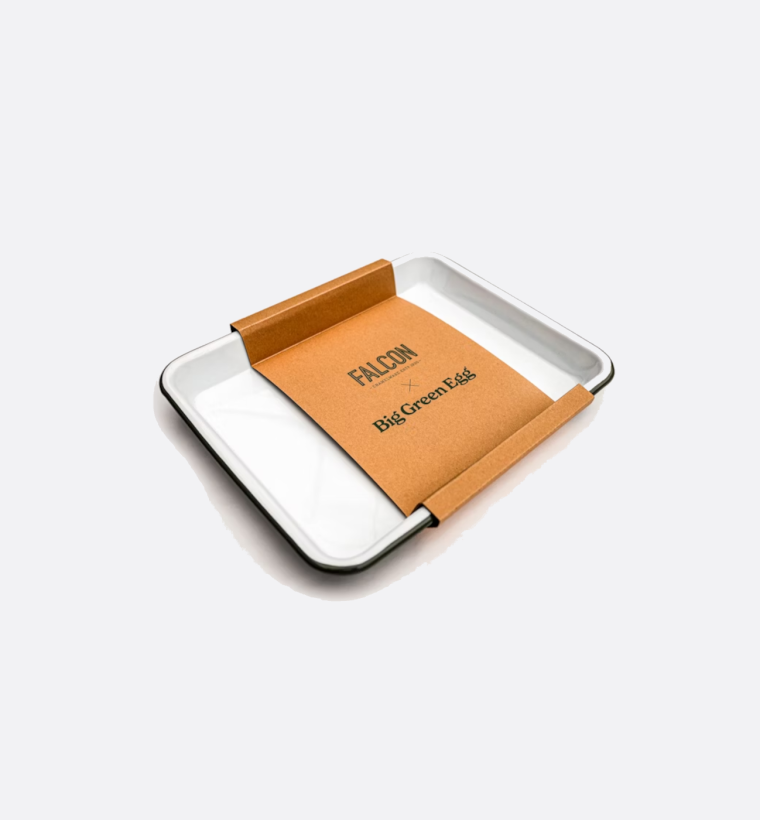 Big Green Egg AC FAL ST Falcon Enamelware Oven To Table Tray