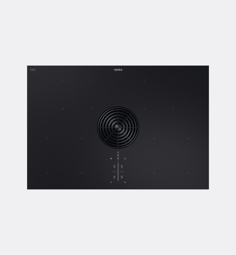 Bora Pure PURU2 80cm Wide Black Venting Induction Hob – Recirculating