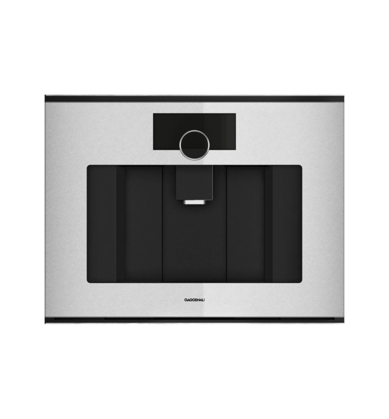 Gaggenau Minimalist Series Sterling Built In Fully Automatic Espresso Machine