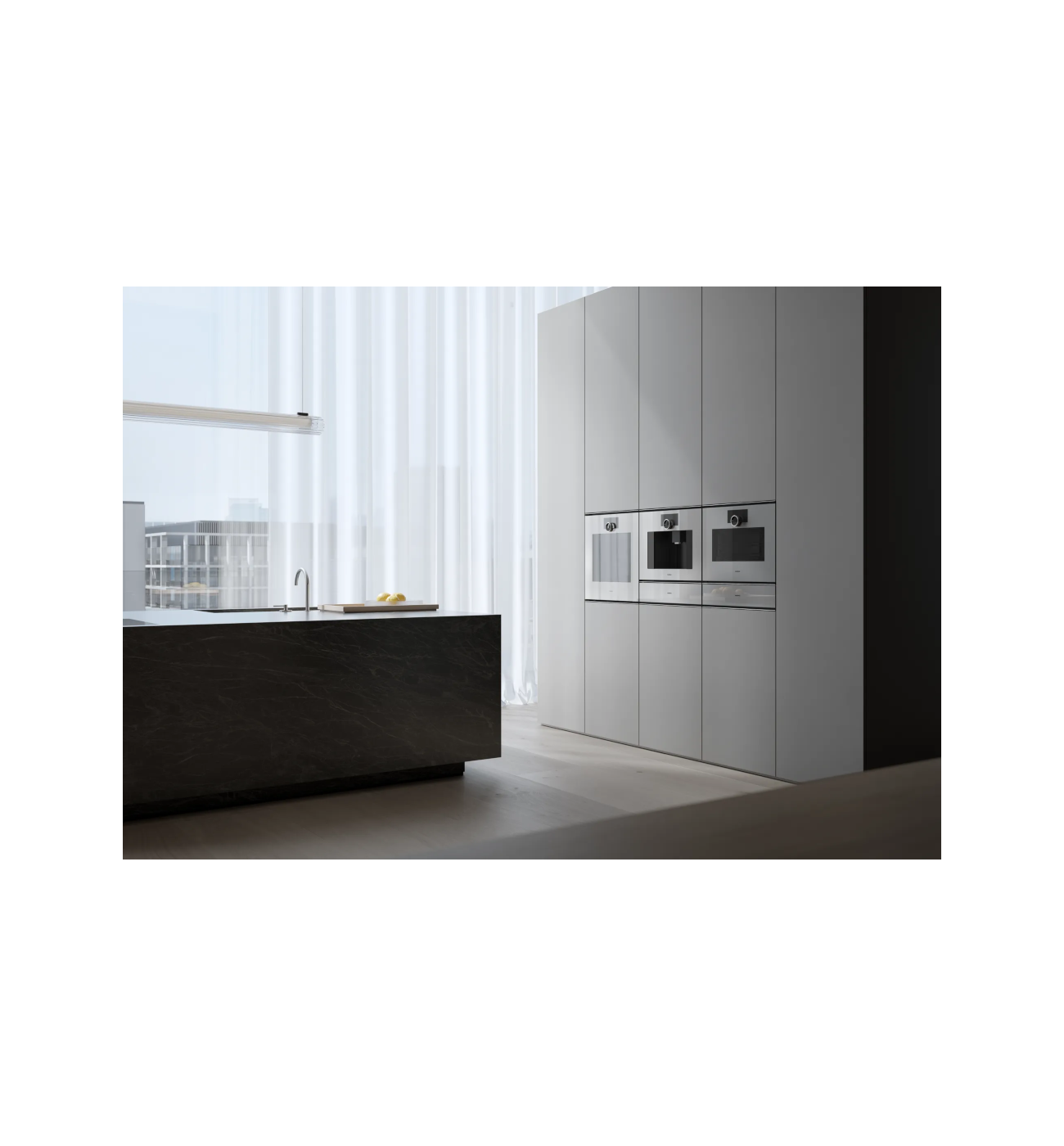 Gaggenau Minimalist Series GC261130 Sterling Built In Fully Automatic Espresso Machine Plumbed In Image 3 Gaggenau Minimalist Series GC261130 Sterling Built-In Fully-Automatic Espresso Machine - Plumbed-In - Image 3