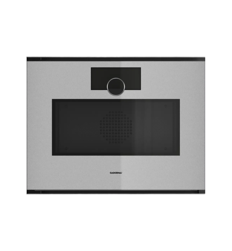 Gaggenau Minimalist Series Sterling Built In Combination Microwave Oven