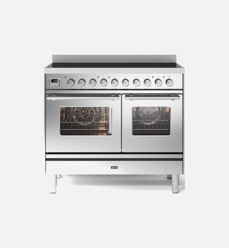 Ilve Roma PDI106WE3SS 100cm Wide Stainless Steel Induction Freestanding Range Cooker