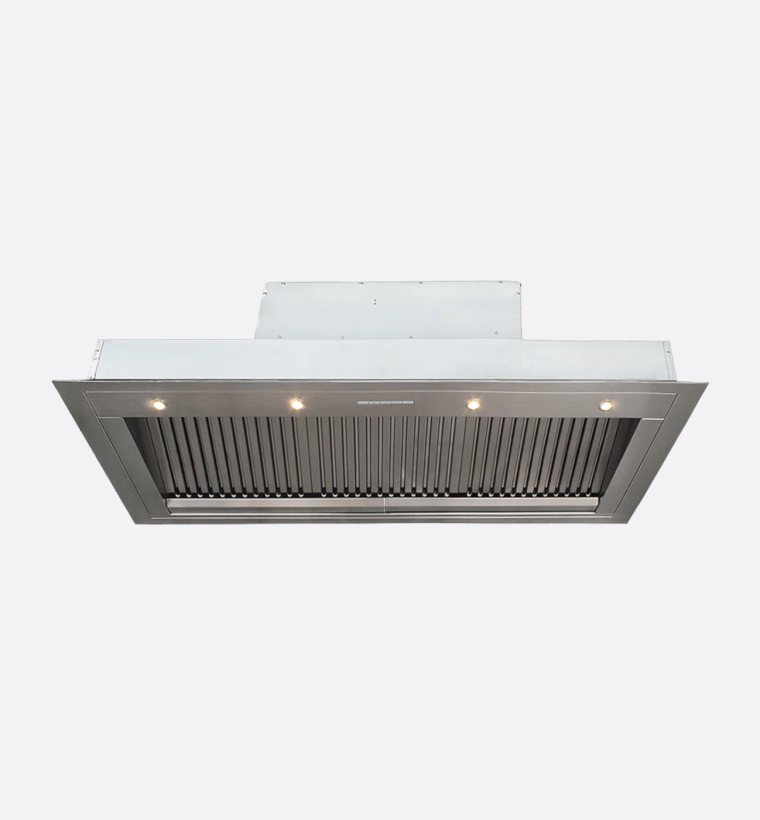 Lacanche BFUG1200INSETTWIN 120cm Wide Stainless Steel Built In Twin Motor Canopy Hood