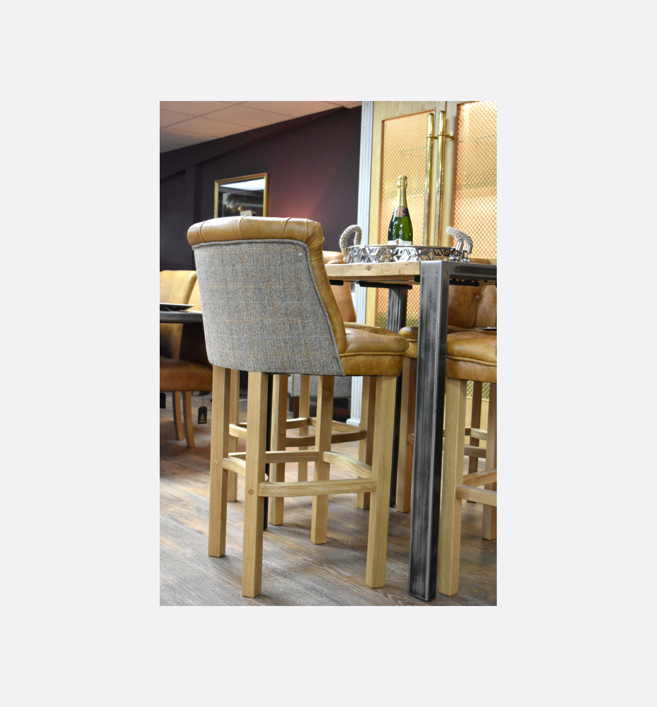 Worth Industrial Bar Table & Bar Stools – Ex Display Img5 Worth Industrial Bar Table & Bar Stools – Ex-Display - Image 4