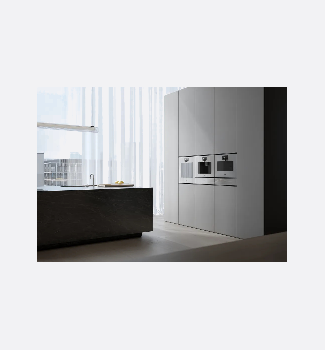 Gaggenau Minimalistic Series GS220130 60cm Sterling Steam Oven Right Hand Hinge Img3 Gaggenau Minimalistic Series GS220130 60cm Sterling Steam Oven Right Hand Hinge Img3