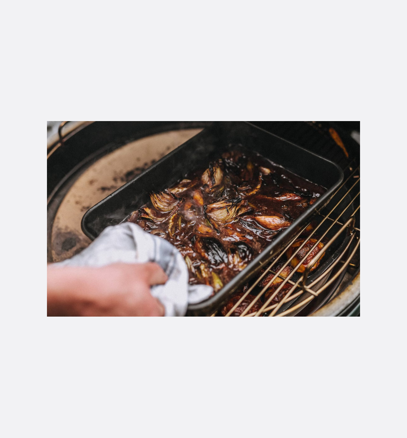 Big Green Egg AC6241 Non Stick Drip Pan Img2 Big Green Egg AC6241 Non Stick Drip Pan Img2