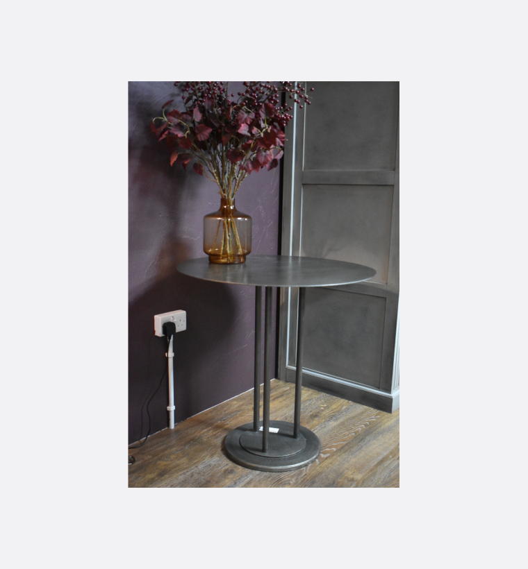 Libra Brunswick Round Iron Table Ex Display