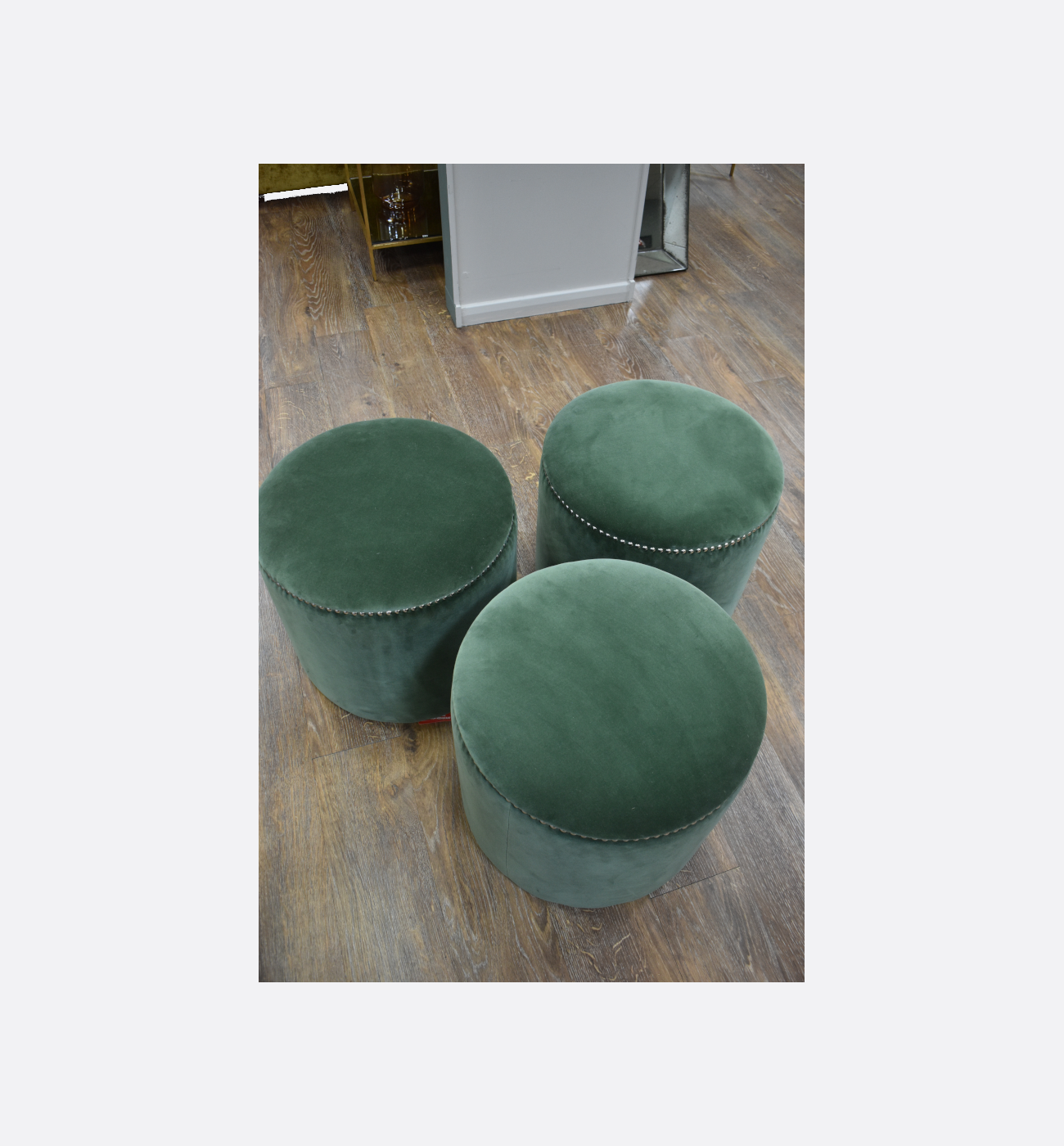 Oka Constellini Velvet Moss Ottoman Ex Display Img2 Oka Constellini Velvet Moss Ottoman Ex Display-img3