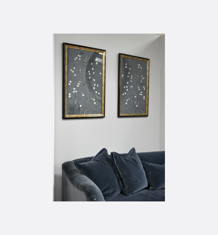 TA Interiors Tree Of Life Grey Set Of 2 Ex Display